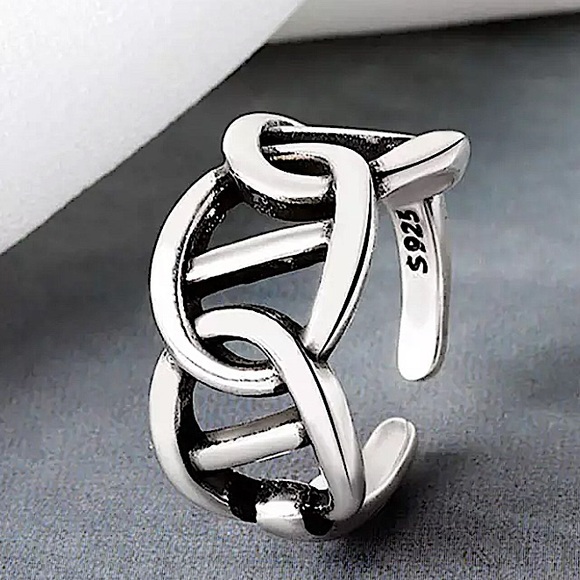 STERLING SILVER MARINER RING - Picture 3 of 6